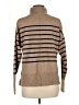 Charlie Stripes Brown Turtleneck Sweater Size M - photo 2