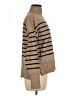Charlie Stripes Brown Turtleneck Sweater Size M - photo 4