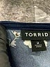 Torrid Floral Blue Romper Size 2X Plus (2) - photo 4