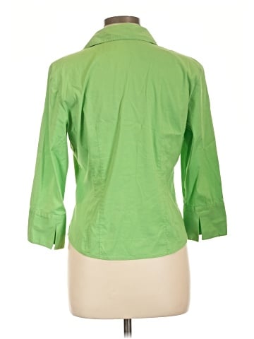 INC International Concepts 3/4 Sleeve Button-Down Shirt (view 2)