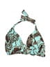 Sunsets Print Teal Swimsuit Top Size DD - photo 1