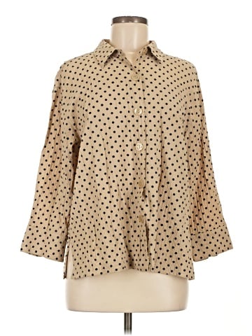 White Stag 3/4 Sleeve Button-Down Shirt (view 1)