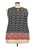 Jones Studio Red Sleeveless Blouse Size 2X - photo 1