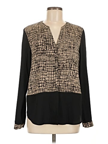 DKNY Long Sleeve Blouse (view 1)