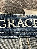 Grace Paisley Blue Jeans Size 28 waist - photo 7