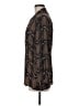 Doncaster Collection 100% Silk Chevron-herringbone Black Long Sleeve Silk Top Size 6 - photo 5
