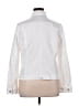 J. McLaughlin Ivory Long Sleeve Button-Down Shirt Size XL - photo 2