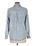 Altar'd State Checkered-gingham Blue Long Sleeve Button-Down Shirt Size M - photo 2