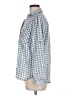 Altar'd State Checkered-gingham Blue Long Sleeve Button-Down Shirt Size M - photo 5