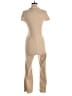 No Boundaries Solid Tan Jumpsuit Size M - photo 2