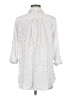 Sigrid Olsen Stars White 3/4 Sleeve Button-Down Shirt Size M - photo 2