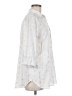 Sigrid Olsen Stars White 3/4 Sleeve Button-Down Shirt Size M - photo 4