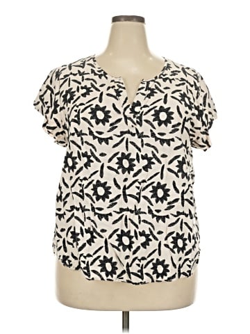 Jones & Co Short Sleeve Blouse (view 1)