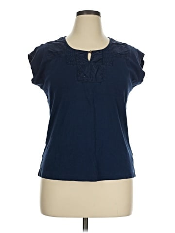 Chaps Short Sleeve Blouse (view 1)