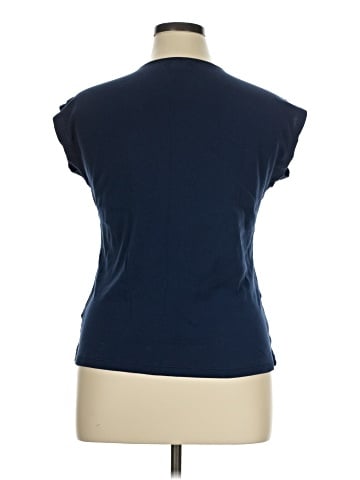 Chaps Short Sleeve Blouse (view 2)