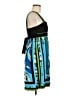 City Triangles Graphic Blue Cocktail Dress Size M - photo 4