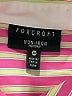 Foxcroft 100% Cotton Stripes Pink 3/4 Sleeve Button-Down Shirt Size 24W - photo 7