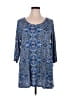 Adrienne Vittadini Blue 3/4 Sleeve Blouse Size 1X - photo 1