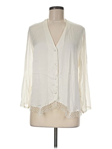 Victoria's Secret 3/4 Sleeve Silk Top (view 1)