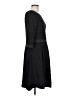 Max Studio Polka Dots Stripes Black Casual Dress Size L - photo 4