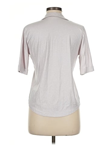 Majestic Filatures 3/4 Sleeve Button-Down Shirt (view 2)