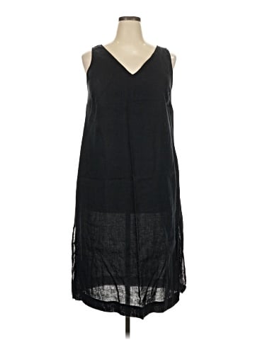Madewell Linen-Blend V-Neck Tank Dress (view 1)