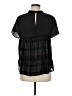 Zara Basic 100% Polyester Black Short Sleeve Blouse Size M - photo 2