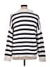 Natural Reflections 100% Cotton Stripes White Pullover Sweater Size XL - photo 2