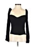 Reformation Black Long Sleeve Top Size 2 - photo 1