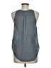 Joie 100% Cotton Gray Sleeveless Button-Down Shirt Size M - photo 2