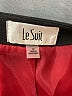 Le Suit 100% Polyester Houndstooth Red Blazer Size 12 - photo 6