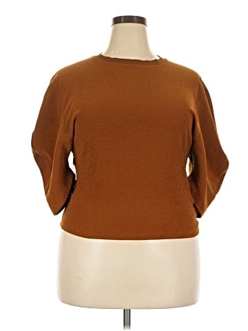 Trafaluc by Zara 3/4 Sleeve Top (view 1)