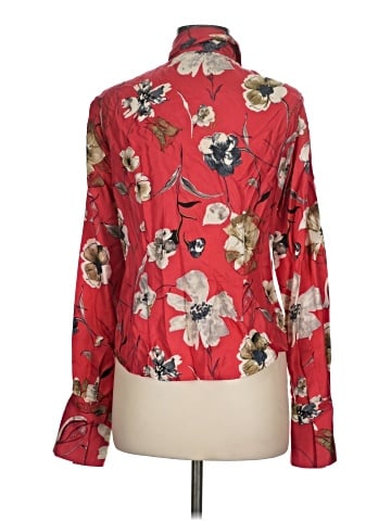 Carlisle Long Sleeve Silk Top (view 2)