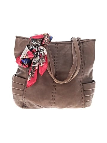 B Makowsky Leather Tote (view 1)