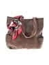 B Makowsky 100% Leather Solid Burgundy Brown Leather Tote One size - photo 1