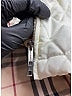 Burberry 100% Polyester Argyle Ivory Quilted Jacket Size XS - photo 6