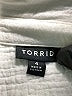 Torrid 100% Cotton Ivory Long Sleeve Button-Down Shirt Size 4X Plus (4) - photo 7