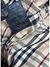 Burberry 100% Polyester Argyle Ivory Quilted Jacket Size XS - photo 7