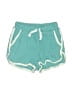 Tea 100% Cotton Color Block Teal Athletic Shorts Size 5 - photo 1