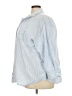Old Navy 100% Cotton Stripes Blue 3/4 Sleeve Button-Down Shirt Size 2X - photo 5