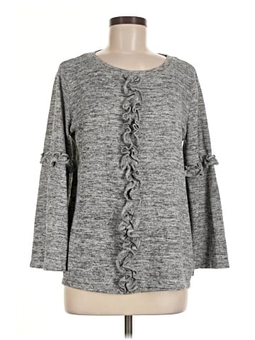August Silk Pullover Sweater (view 1)