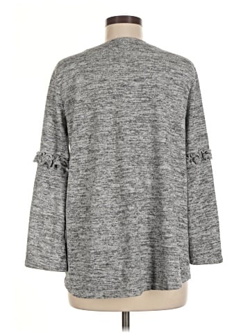 August Silk Pullover Sweater (view 2)