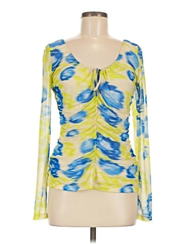 Ganni Long Sleeve Blouse (view 1)