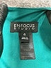 En Focus Studio 100% Polyester Color Block Teal Cocktail Dress Size 4 - photo 7