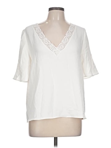 Sézane Short Sleeve Blouse
