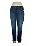 Liz Claiborne Solid Blue Jeans Size 16 - photo 1