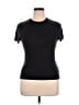 Alice + Olivia Black Active T-Shirt Size XL - photo 1