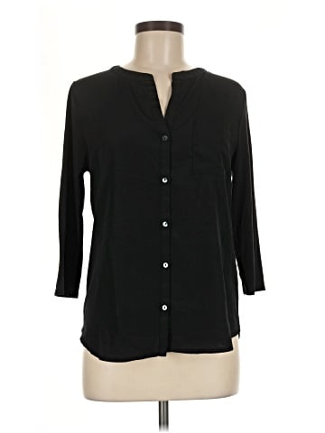 Joe Fresh 3/4 Sleeve Button-Down Shirt (view 1)