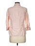 JCPenney Polka Dots Pink Long Sleeve Button-Down Shirt Size M - photo 2