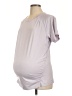 Tek Gear Gray Short Sleeve T-Shirt Size Lg Maternity - photo 1